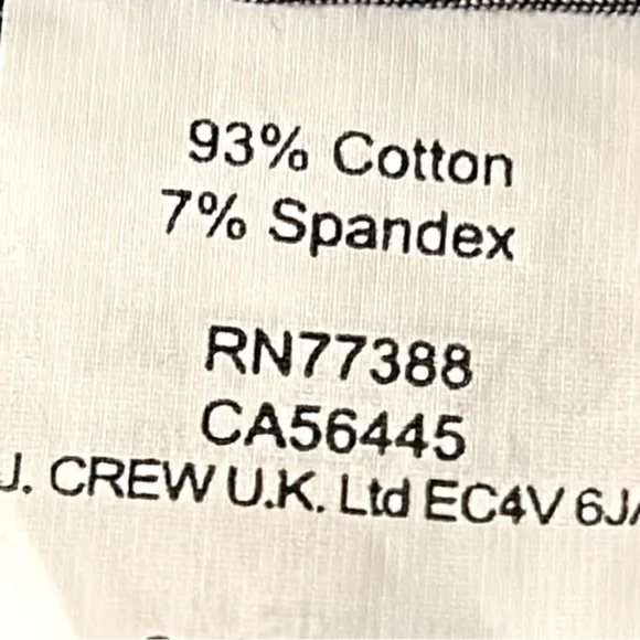 J. Crew Maritime Blazer Jacket Black Tan Stripe Button Front Cotton Knit Medium - Picture 7 of 8